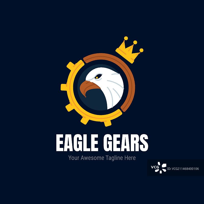 老鹰Logo设计模板图片素材