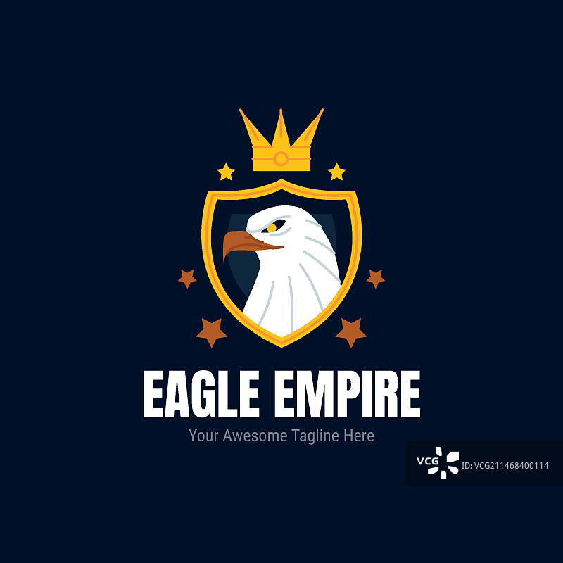 老鹰Logo设计模板图片素材