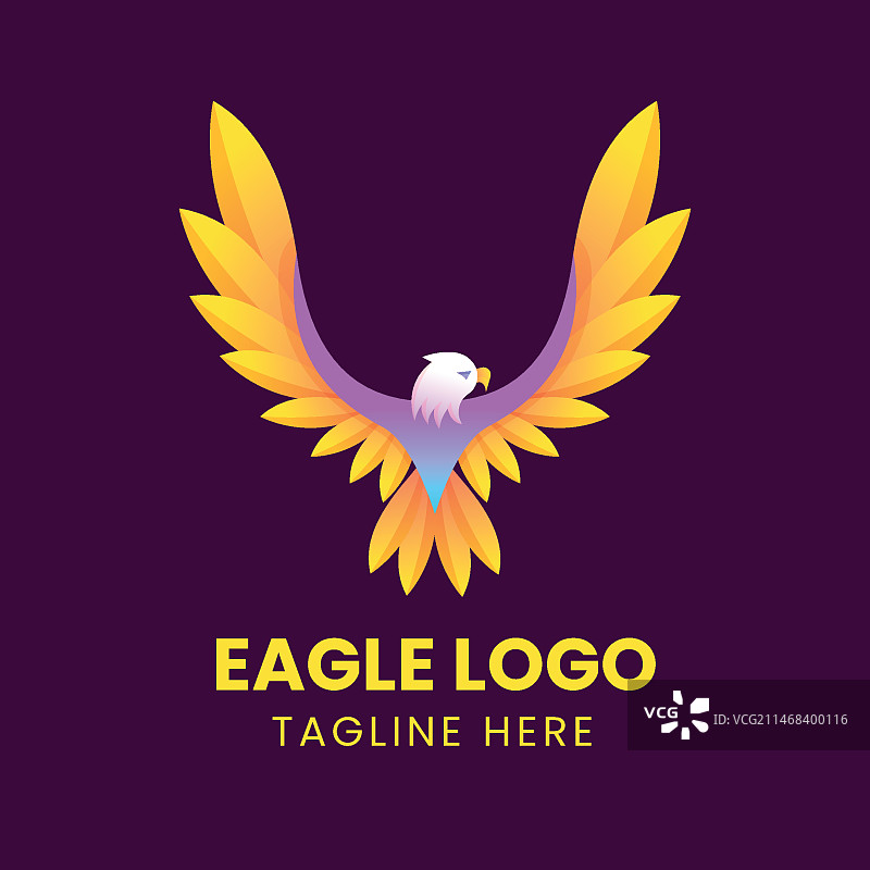 老鹰Logo设计模板图片素材