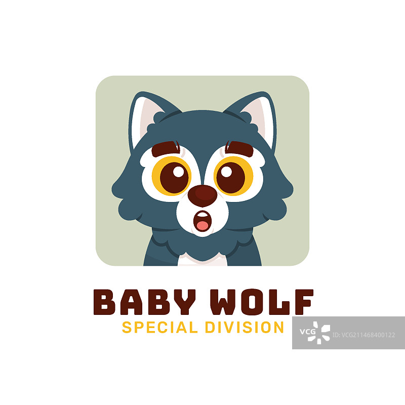 狼logo设计模板图片素材