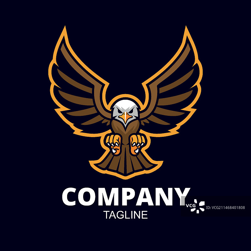 老鹰Logo设计模板图片素材