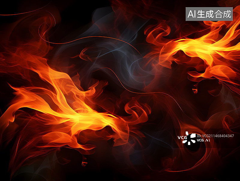 【AI数字艺术】烟火背景设计图片素材