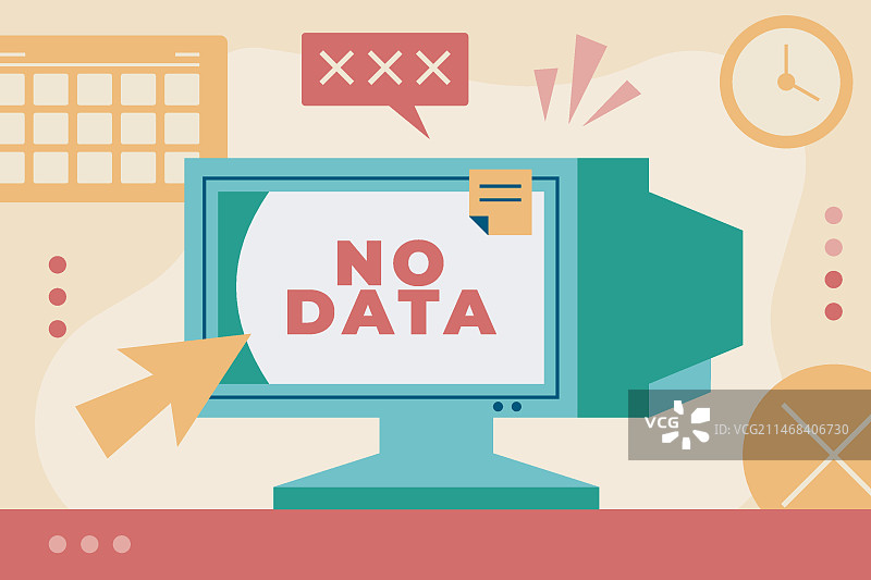 手绘无数据插画图片素材