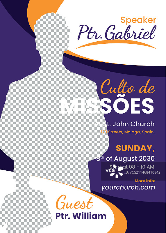 手绘宗教模板图片素材