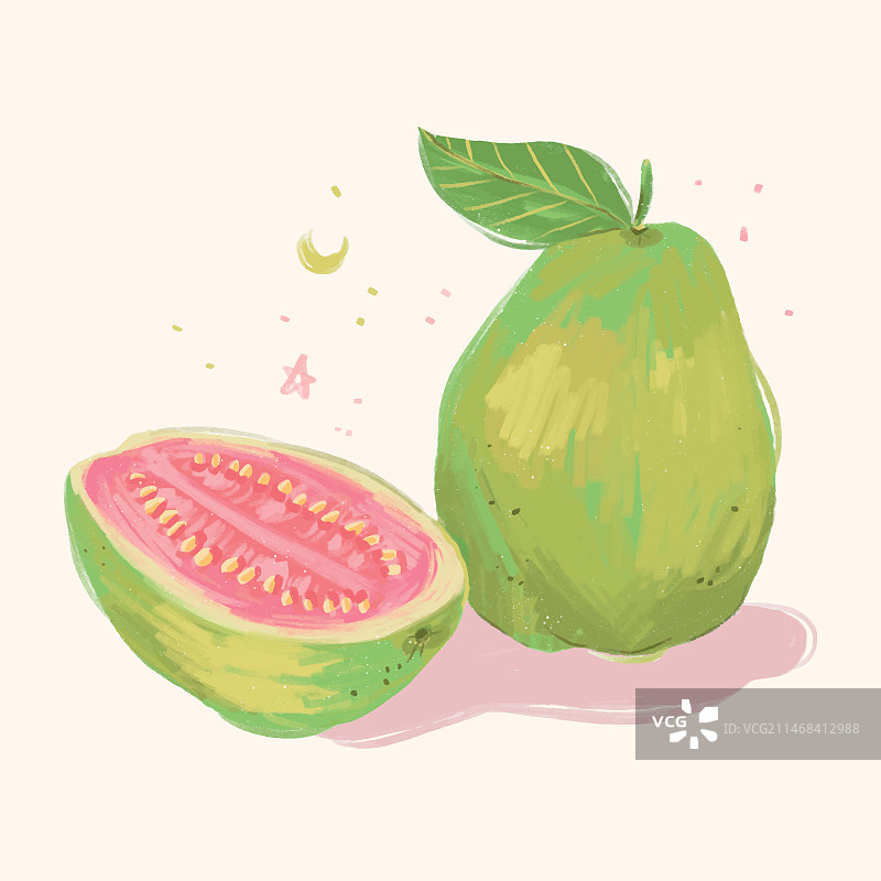 手绘蜡笔画插图图片素材