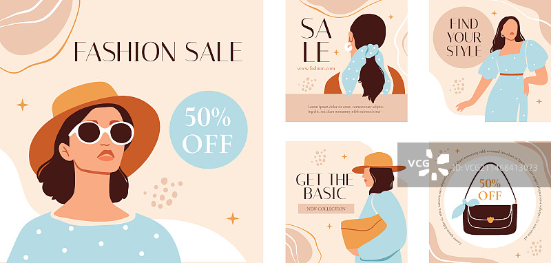 时尚模板设计图片素材