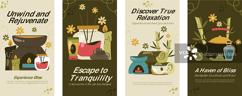 手绘水疗护理Instagram快拍图片素材