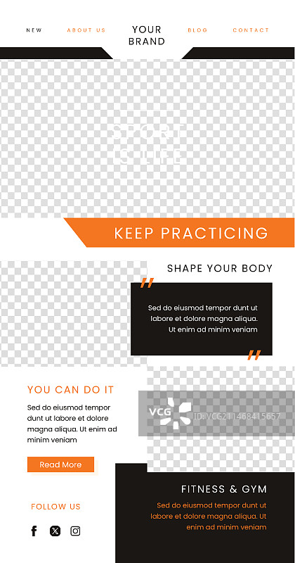 电子报模板设计图片素材