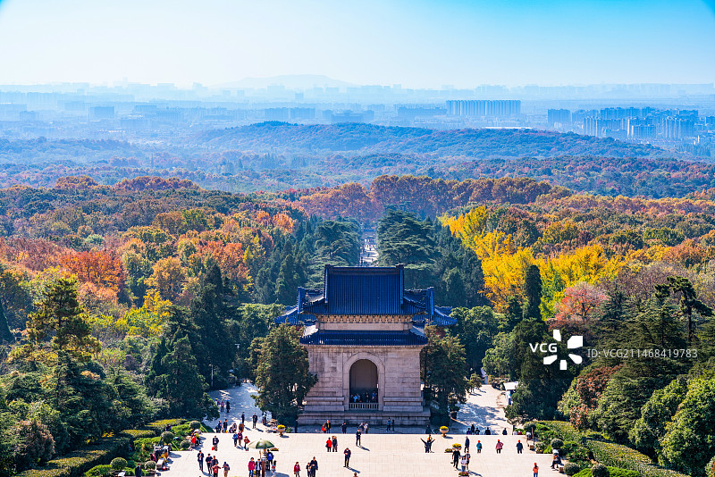 南京中山陵碑亭图片素材