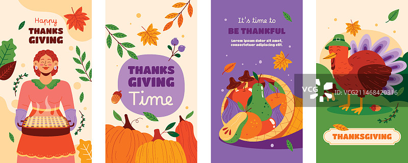感恩节Instagram故事合集图片素材