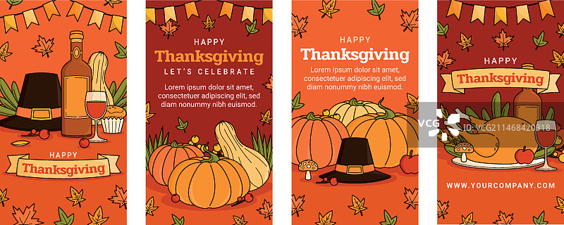 感恩节Instagram故事合集图片素材