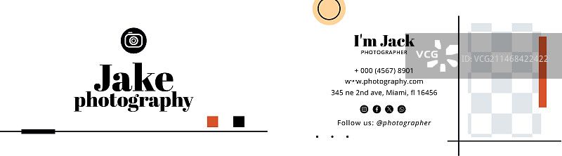 摄影工作室模板设计图片素材