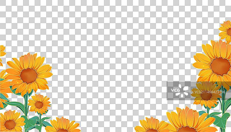 植物花卉盛开春天夏天节气清新插画装饰元素图片素材