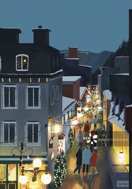 圣诞节插画图片素材