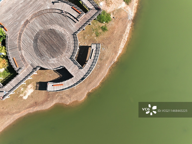 福州森林公园八一水库观景平台图片素材