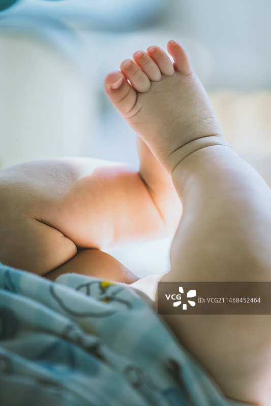 婴儿的腿和脚图片素材