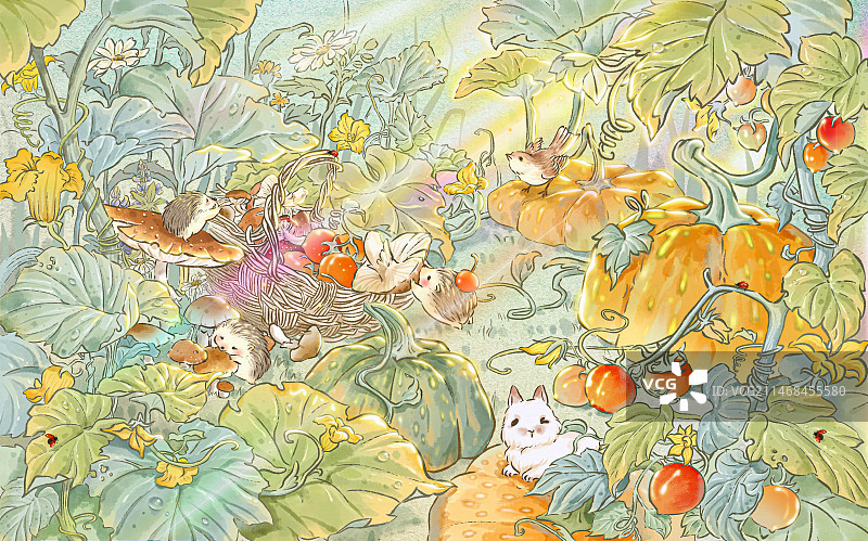 秘密花园之硕果图片素材