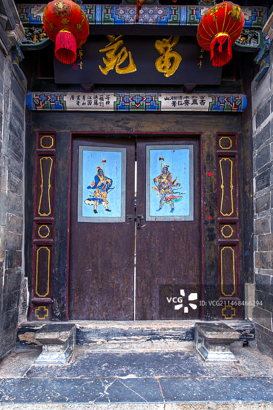 世界建筑遗产云南建水团山村留苑图片素材