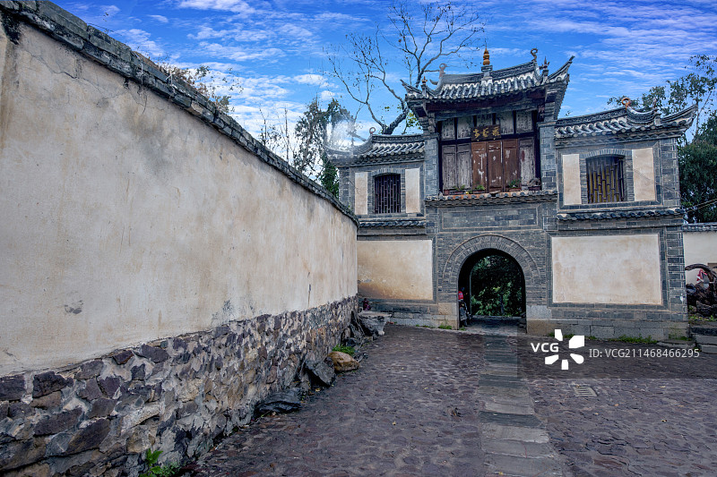 世界建筑遗产云南建水团山村“锁翠楼”图片素材