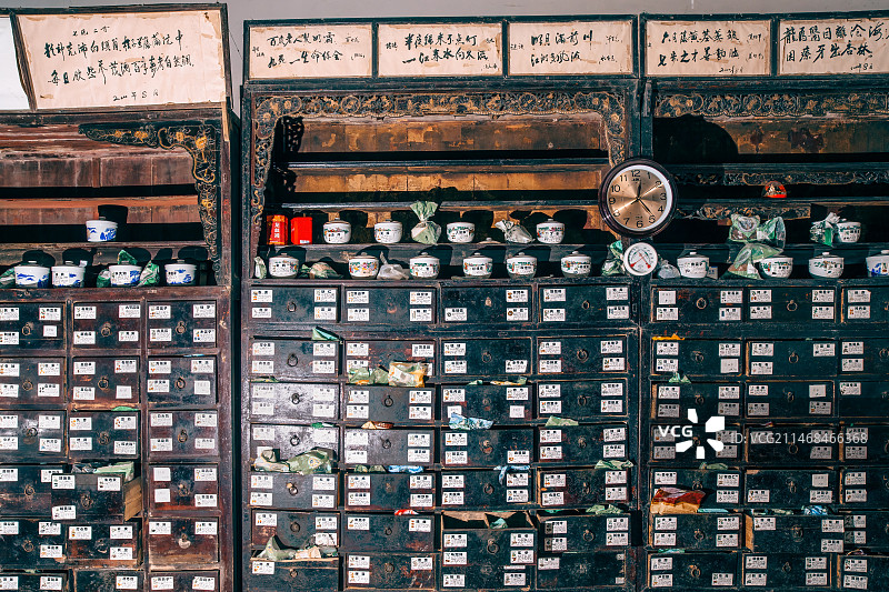 重庆乡村中药铺图片素材