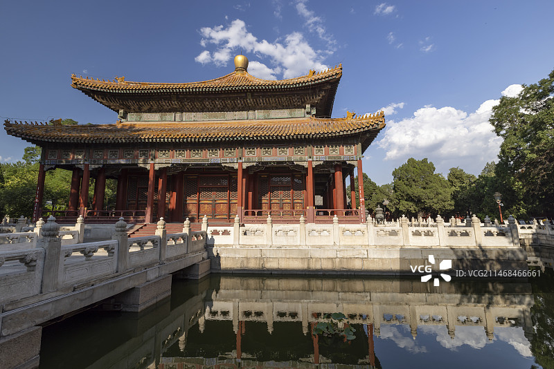 北京-国子监-辟雍图片素材