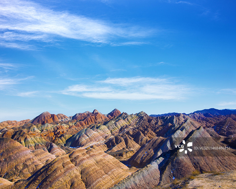 甘肃张掖丹霞国家地质公园丹霞地貌奇观图片素材