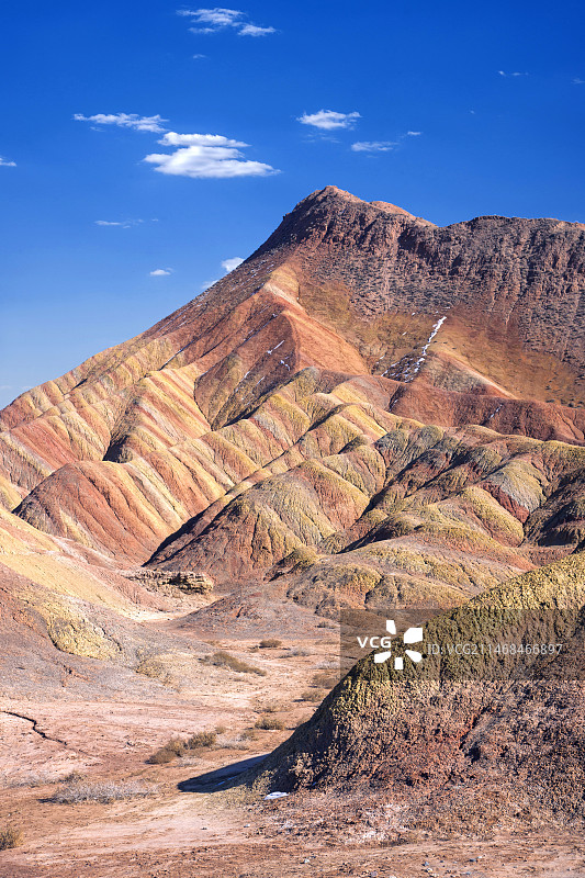 甘肃张掖丹霞国家地质公园丹霞地貌奇观图片素材