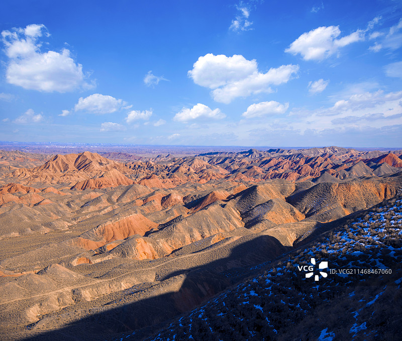 甘肃张掖丹霞国家地质公园丹霞地貌奇观图片素材