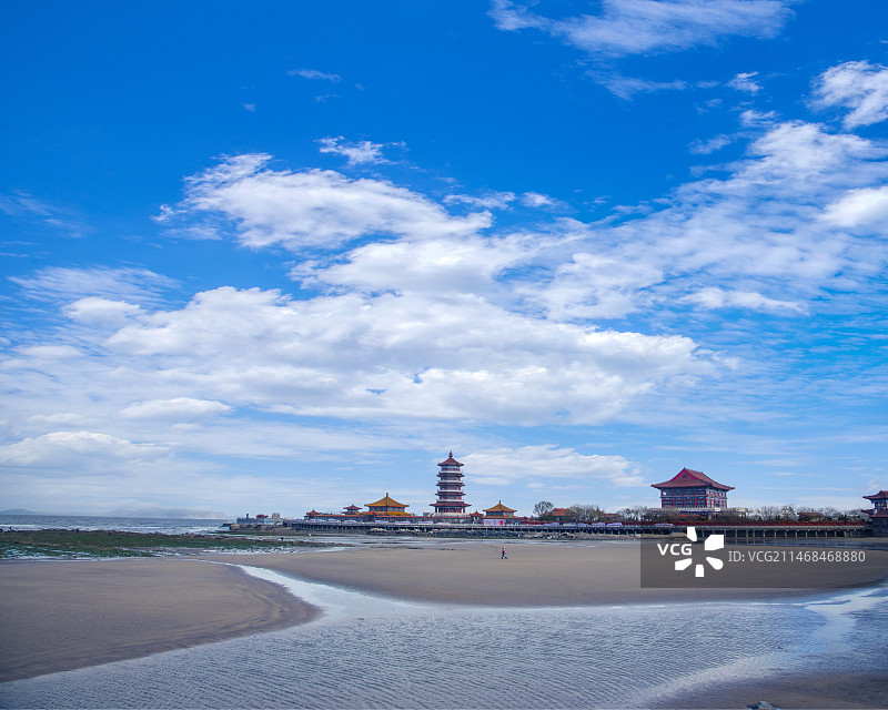 山东省蓬莱市蓬莱水城图片素材