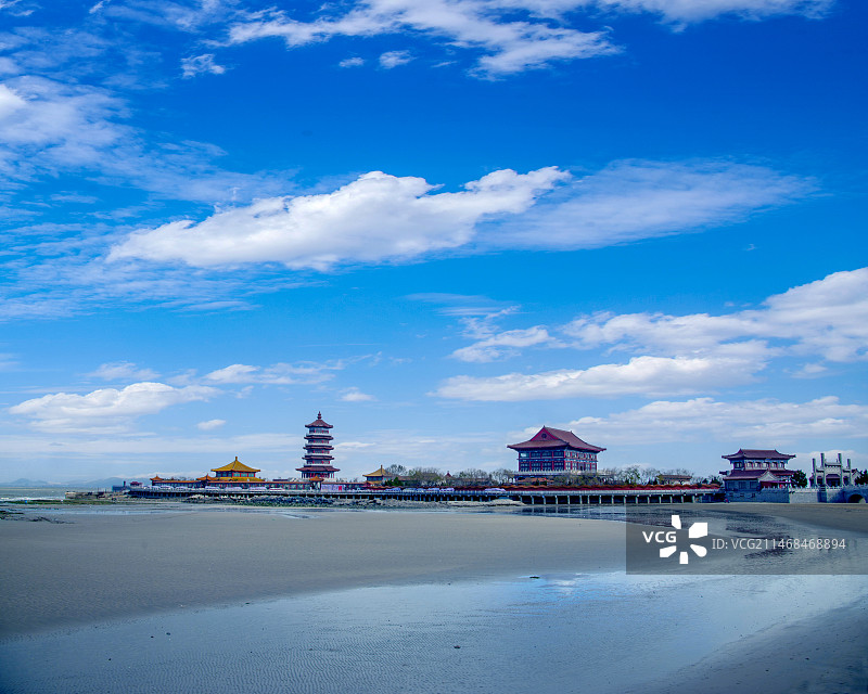 山东省蓬莱市蓬莱水城图片素材