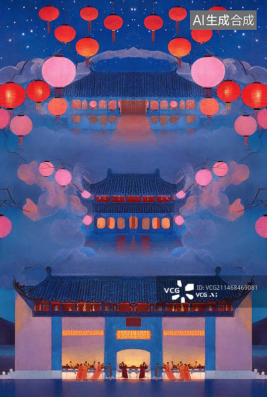 【AI数字艺术】国风海报图片素材