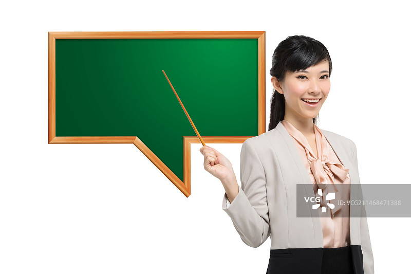年轻女教师讲课图片素材