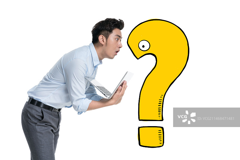 年轻商务人士使用电脑图片素材