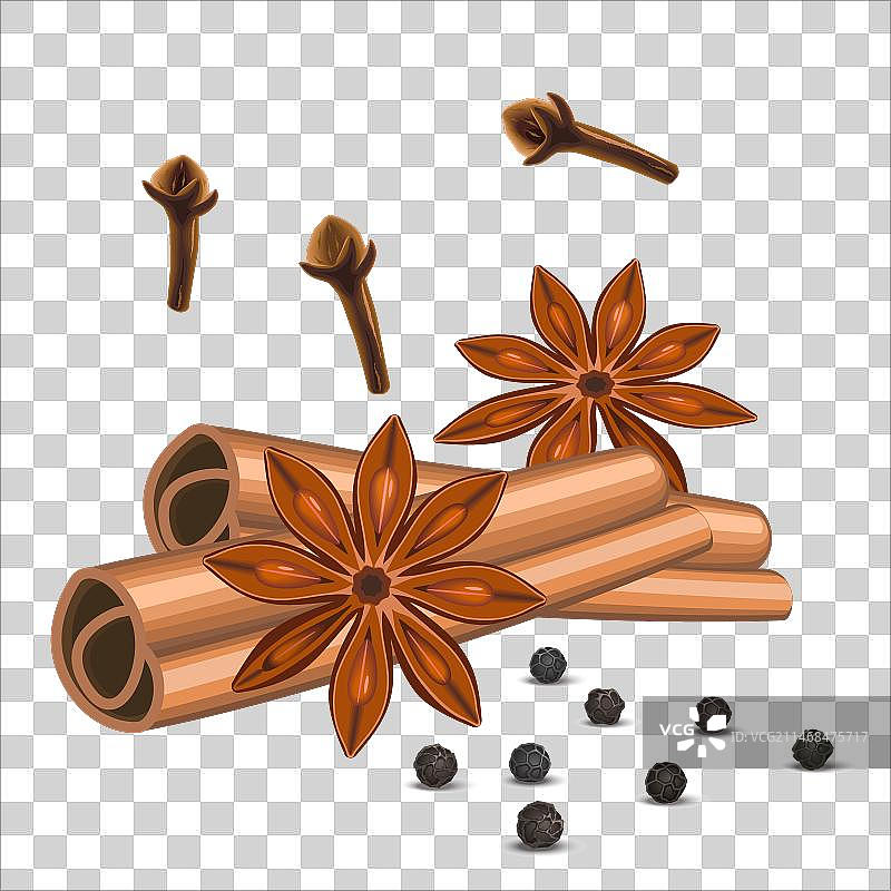 圣诞热红酒香料图片素材