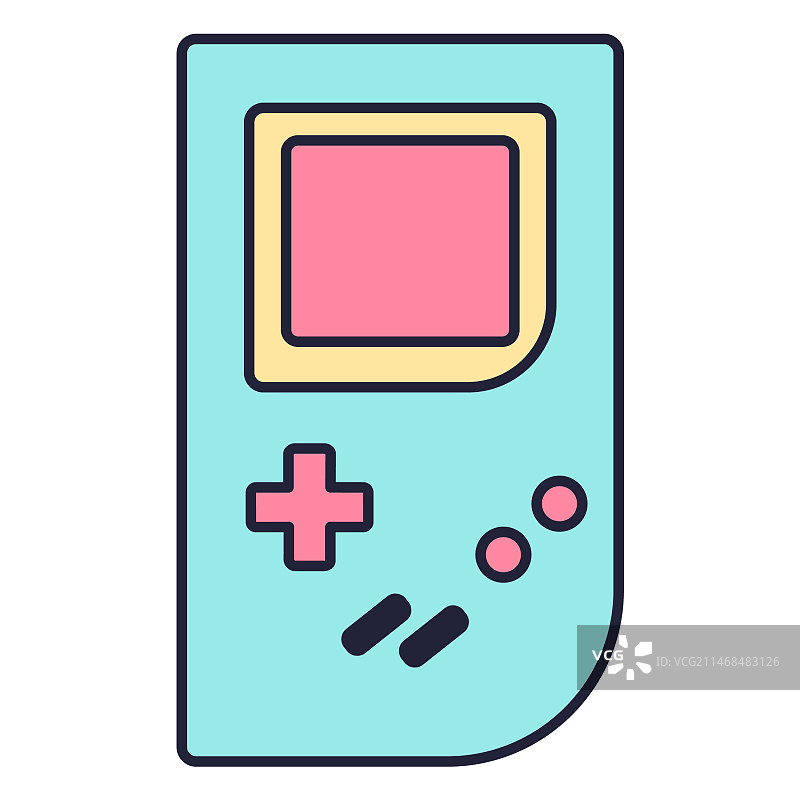 复古小型游戏机图片素材