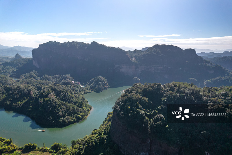 航拍韶关丹霞山 阳元石景区 长老峰景区图片素材