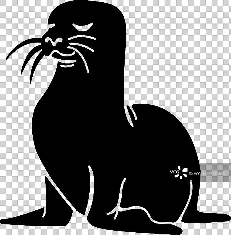 时尚的海豹图片素材