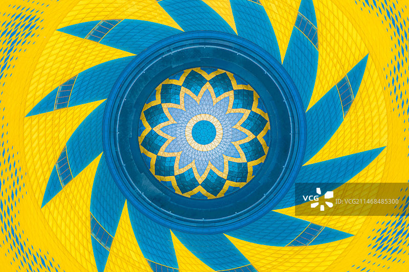 蓝色风车（成都）图片素材