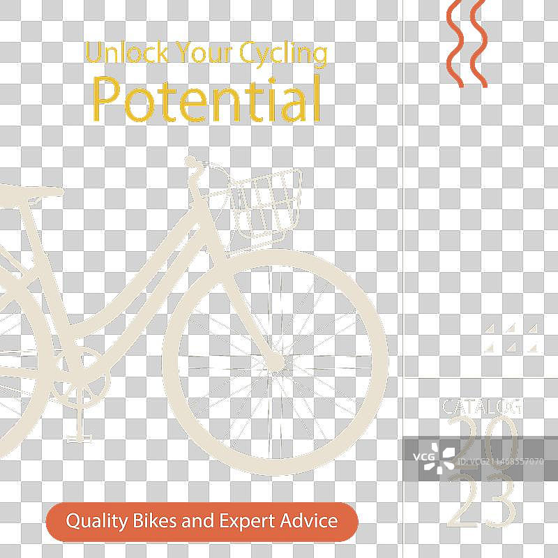 白色背景上的自行车店图片素材