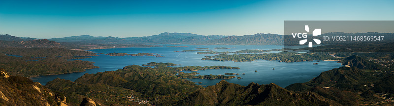 密云水库全景图图片素材