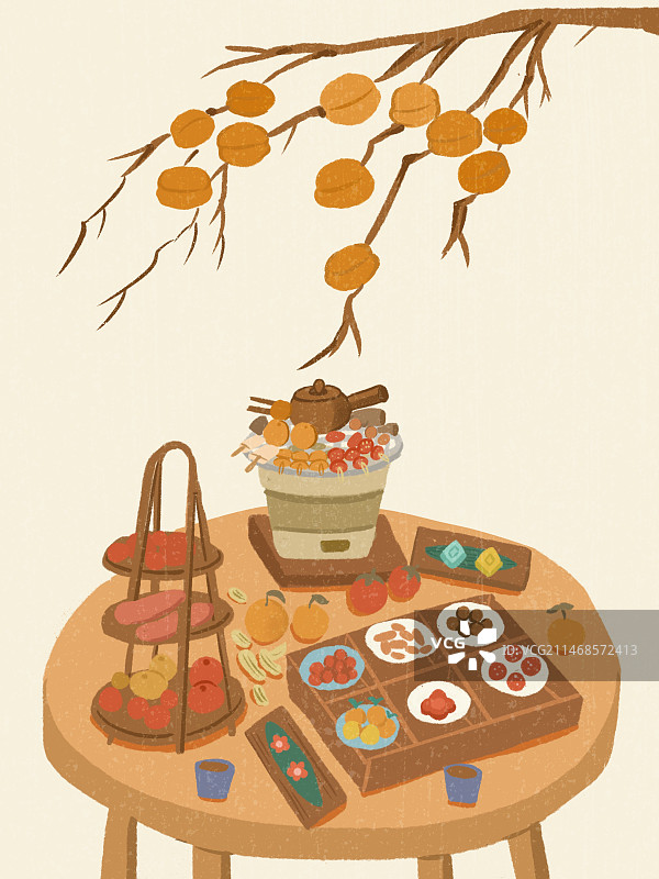 围炉煮茶图片素材