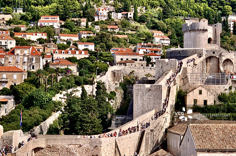 杜布罗夫尼克城墙图片素材
