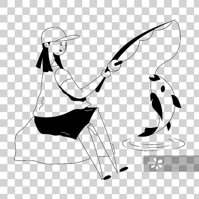 女渔民图片素材