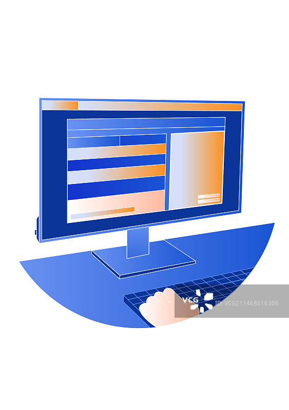 操作电脑图片素材