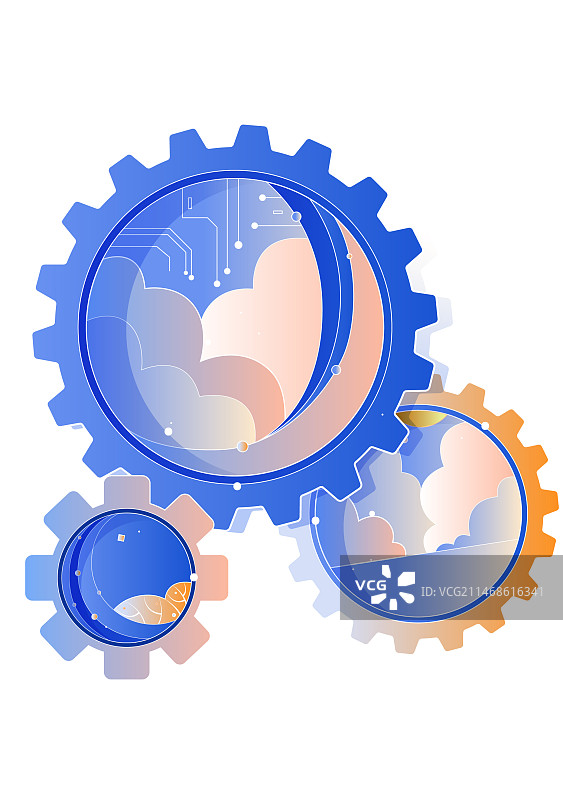 科技齿轮图片素材