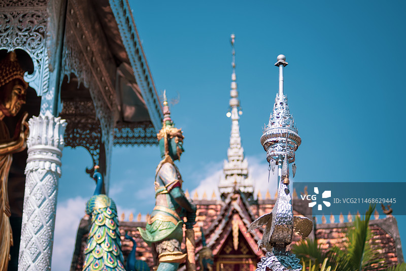 西双版纳傣族园风光图片素材