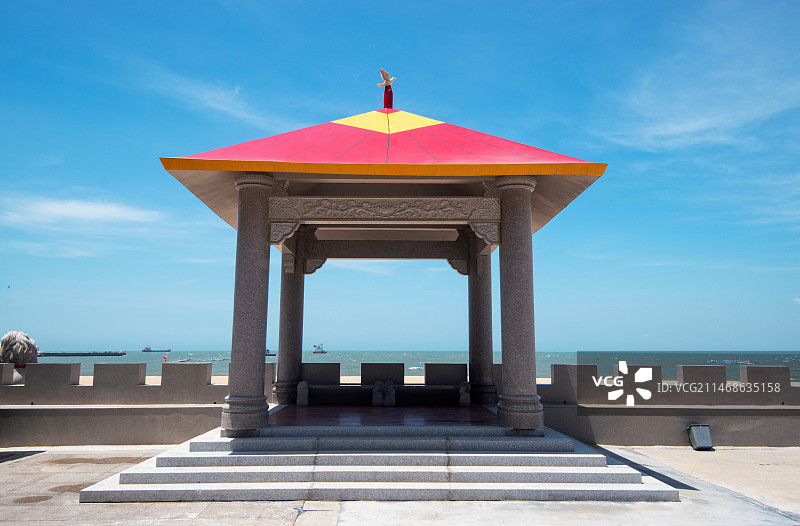 泉州惠安崇武西沙湾天下第一庙《廿七烈士纪念馆》图片素材