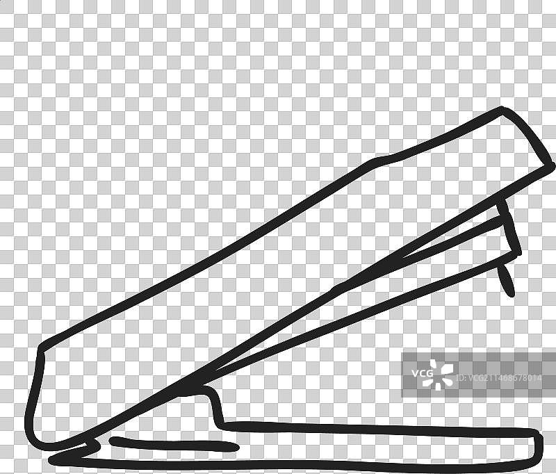 订书机涂鸦图片素材