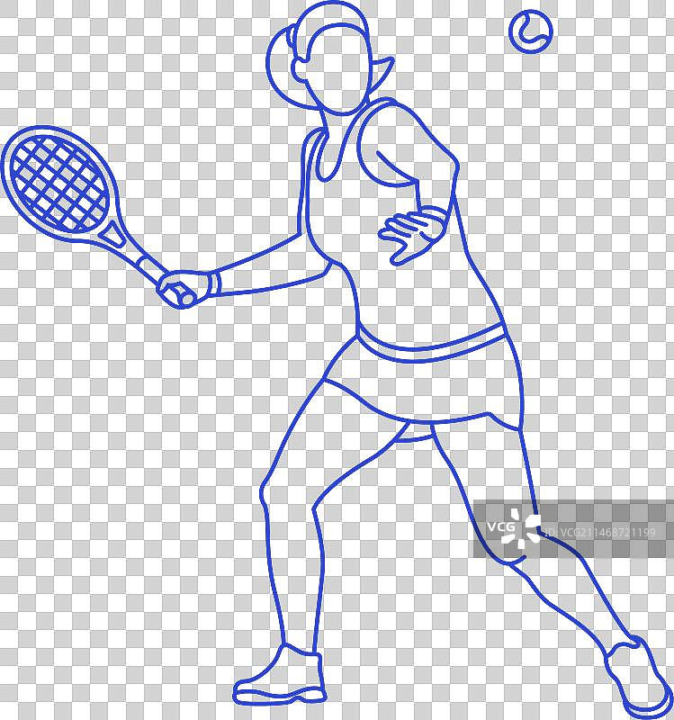 网球运动员图片素材