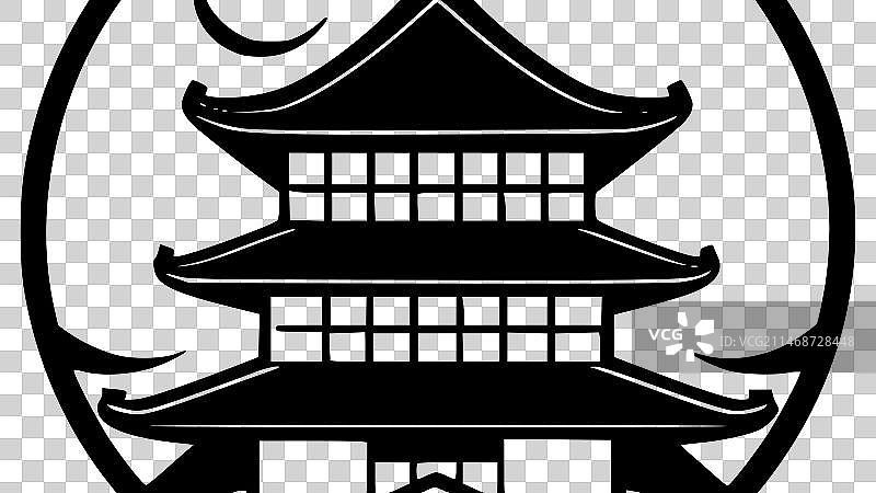 日本 - 黑白图片素材